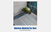 Pet Rabbit Foot Pad, Chew-Resistant Mesh Mat, Non-Stick Enclosure Liner, Soft Bedding for Dwarf Rabbits, Easy to Clean