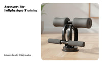 Home Sit Up Assistant Device, Push Up Bar with Suction holder, Adjustable double Bar Fitness