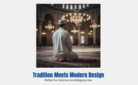 Men's Muslim Prayer Cap, Embroidered Cotton Round Hat, Hui Ethnic Style, Multiple Colors, Traditional Worship Headwear