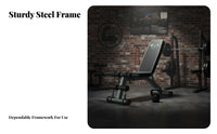 Dumbbell Bench, Multi-Function Adjustable Fitness Chair, Foldable Home Gym Equipment for Men
