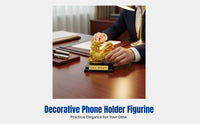 Chinese Zodiac Resin Figurine, Creative Phone Holder, Desktop Decor, Lucky Birthday Gift