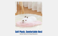 Rabbit Bed Mat, Thick Plush Pad, Winter Warm Sleeping Blanket for Chinchilla Guinea Pig, Soft Pet Mat