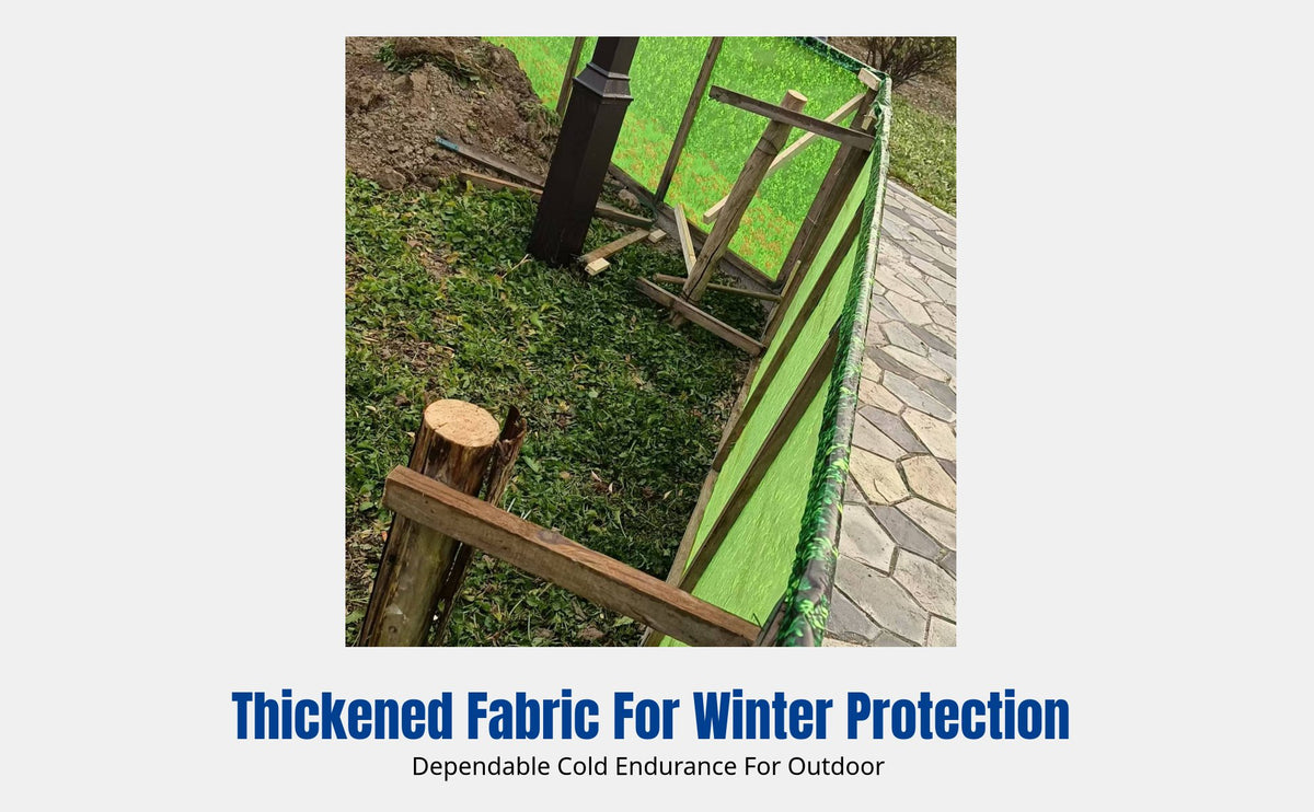 Cold-Resistant Nonwoven Fabric, Printed Green Insulation Cloth, Windproof, Freeze-Resistant, Garden Decoration