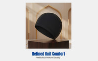 Men's Hollow Knit Prayer Cap, Ethnic, Breathable, Lightweight, Multi-Color