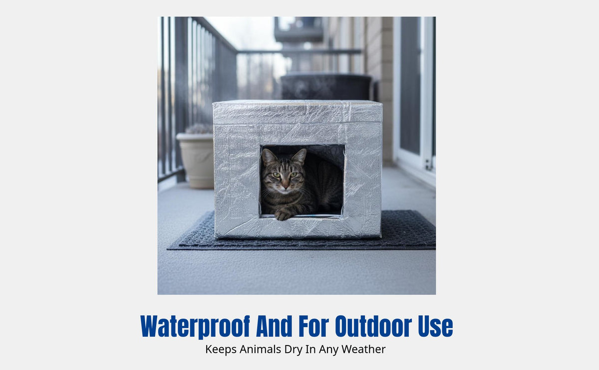 Foam Box Cat House, Dog Kennel, Outdoor Waterproof, Winter Warmth, DIY Insulation Material