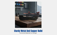 Ski Edge Sharpener, Precise 89° Tuning Tool, Metal & Copper, Professional Snowboard Maintenance