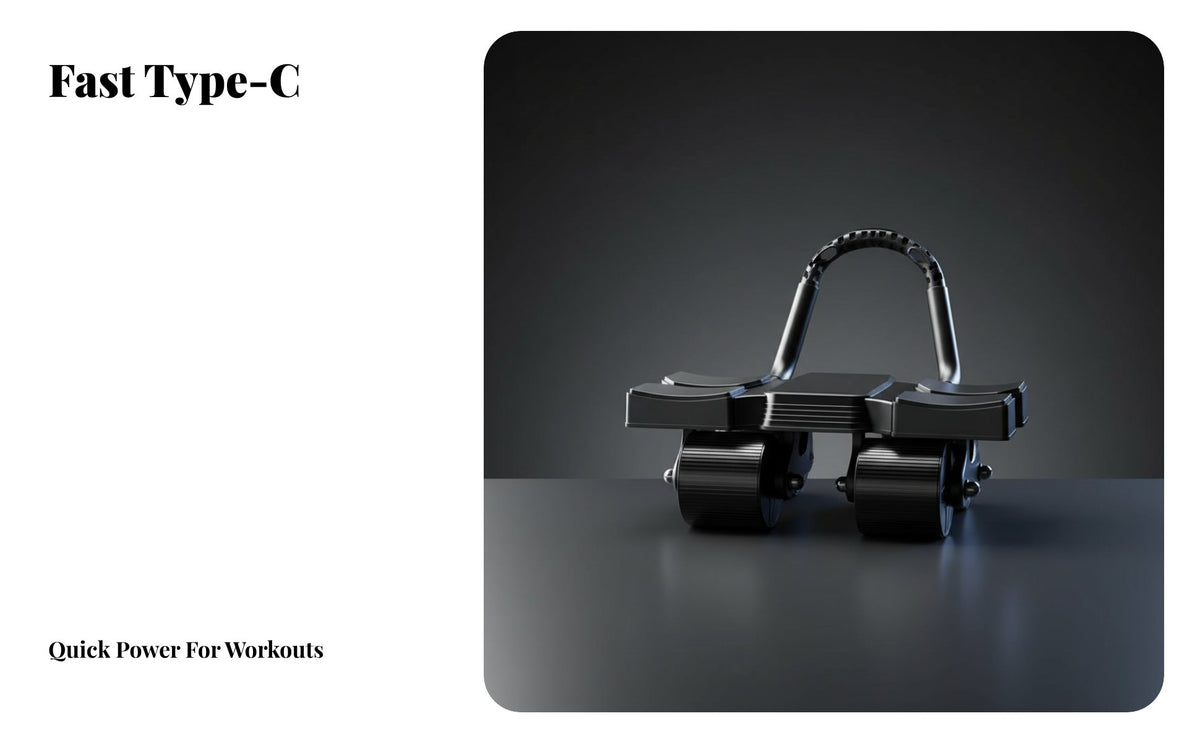 Ab wheel, Automatic bounce, LCD Display, Counting, abdominal Home Fitness Equipment