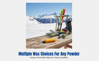 Ski Wax, Speed-Boosting Snowboard Base Wax, Maintenance Tool, Multi-Temp
