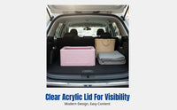 Commercial EPP Insulated Box, Stackable Food Storage Container, Transparent Lid, Dessert Cold Storage, Ergonomic Handle