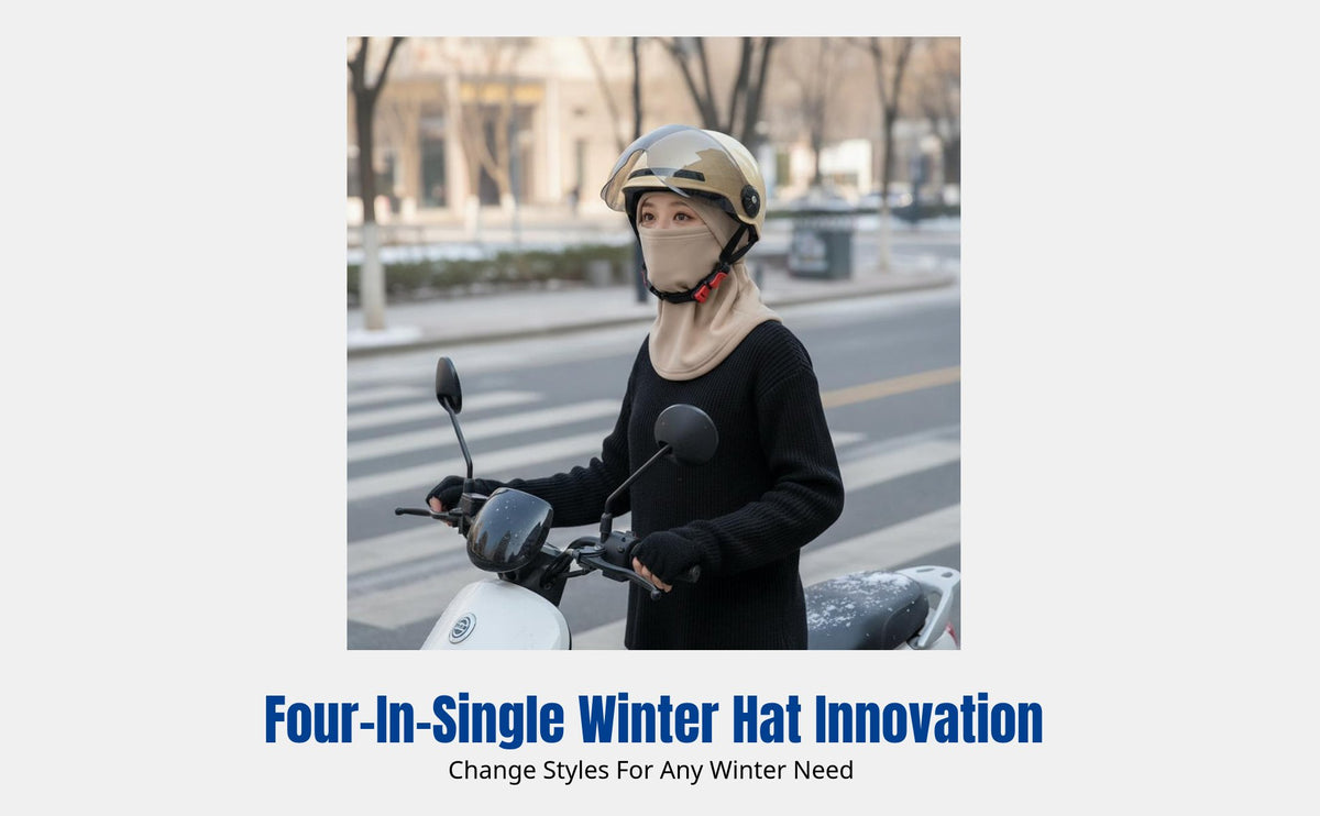 Winter Thermal Balaclava, Windproof Face Cover, Unisex Helmet Liner, Ski Neck Warmer Hat