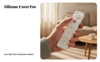 Wii Game Controller, port Right Hand Combo, Straight Grip, Drumstick Handle, Silicone Case, Wrist Strap, Multi-Color