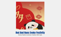 Seasonal Holiday Door Couplets, New Year Decoration Set, Koi & Panda Theme, Auspicious Gift Box
