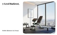 Adjustable Barbell Rack, Leg Press Stand, Multi-Functional Weight Bench, Home Fitness