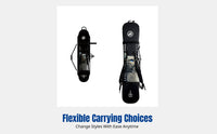 Snowboard Bag, Padded, Dual/Single Shoulder, Antiabrasion, Shockproof, Rim Guard, Waterproof, Elastic