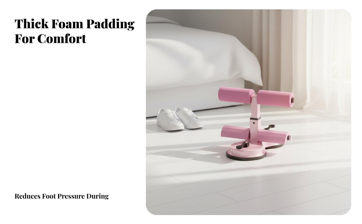 Sit-Up Assistant Device, Suction holder Foot Holder, Home Abdominal Exercise Aid for children, School Exam Training