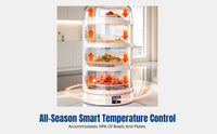 Multitier Insulated Food Warmer, Smart Heated Food Cover, Home Kitchen, Winter Dining Solution
