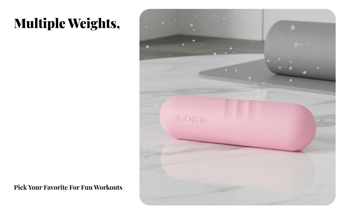 Dumbbell, Silicone Coated, Unisex, Kids, Home Fitness