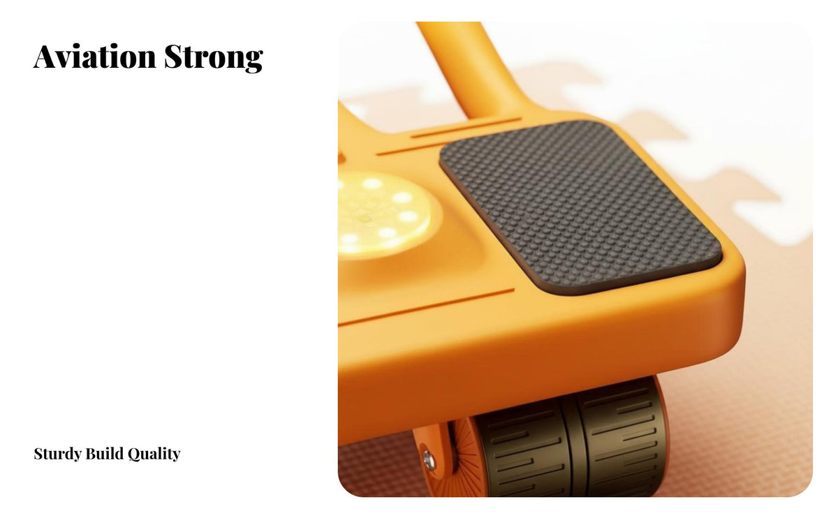 Ab wheel, 4-Wheel Automatic return Speaker, Home Fitness Equipment for Men & Women