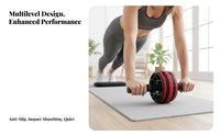 Ab wheel, Unisex Abdominal Wheel, abdominal strength Multi-Angle Sliding, Home Fitness Equipment