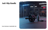 Ab wheel, double Wheel, quiet, Anti-Slip, bounce, Fitness Equipment for Men & Women