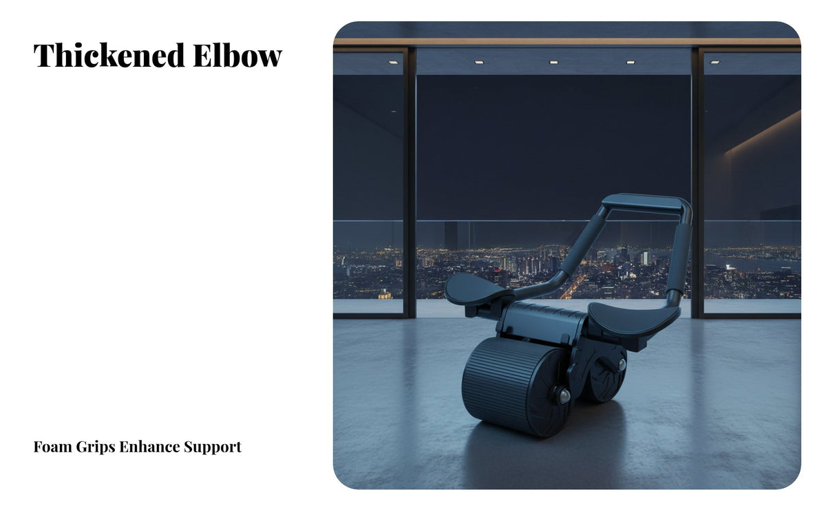 Automatic return motion Ab wheel, Elbow Support, Fitness Equipment, Home Exercise, quiet, Non-Slip