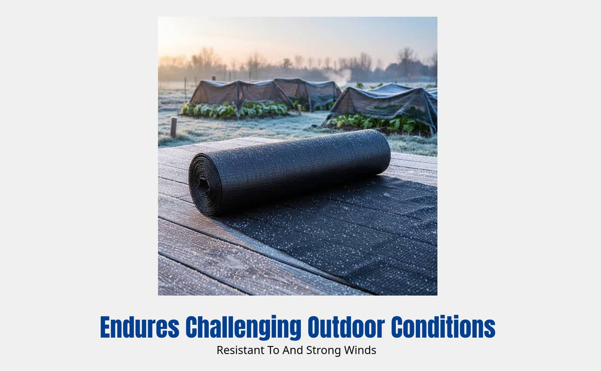 Densified Thickened Shade Mesh, Sunblock, Heat Insulation, Black Freeze Protection for Greenhouse, Balcony, Roof