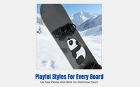 Anti-Slip Snowboard Sticker, Winter Collision Protection, Cartoon Decorative Pad, Easy to Install, For Ski Shoes, Chairlift