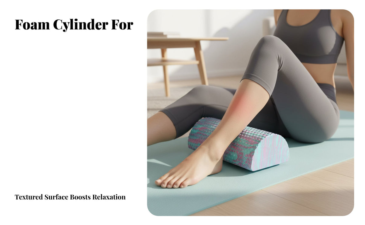 Camouflage Foam Roller, Exercise Roller for Beginners, Textured, Muscle Relief