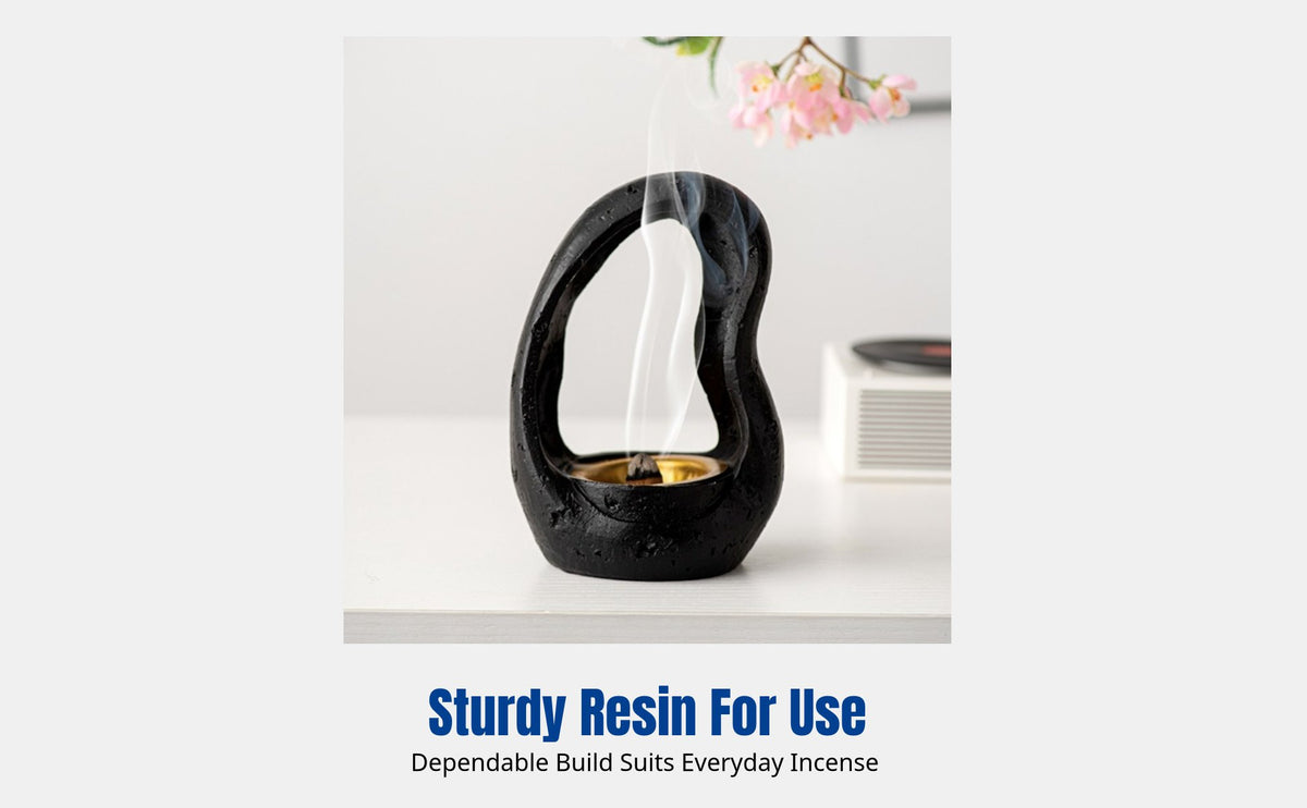 Handheld Resin Incense Burner, Middle Eastern Arabic Ceremony Holder, European Desktop Decor for Living Room