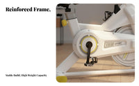 Exercise Bike, Home Fitness Equipment, Quiet Indoor Cycling, Smart APP Compatible