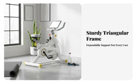 Exercise Bike, Home Fitness Equipment, Quiet Indoor Cycling, Smart APP Compatible