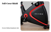 Indoor Exercise Bike, Home Fitness Equipment, Quiet Upright Cycling, Ergonomic Adjustable Seat