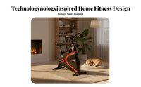 Indoor Exercise Bike, Home Fitness Equipment, Quiet Upright Cycling, Ergonomic Adjustable Seat