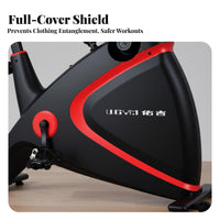 Indoor Exercise Bike, Home Fitness Equipment, Quiet Upright Cycling, Ergonomic Adjustable Seat