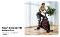 Indoor Exercise Bike, Home Fitness Equipment, Quiet Upright Cycling, Ergonomic Adjustable Seat