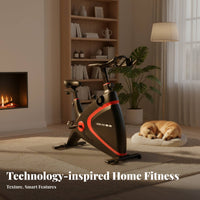 Indoor Exercise Bike, Home Fitness Equipment, Quiet Upright Cycling, Ergonomic Adjustable Seat