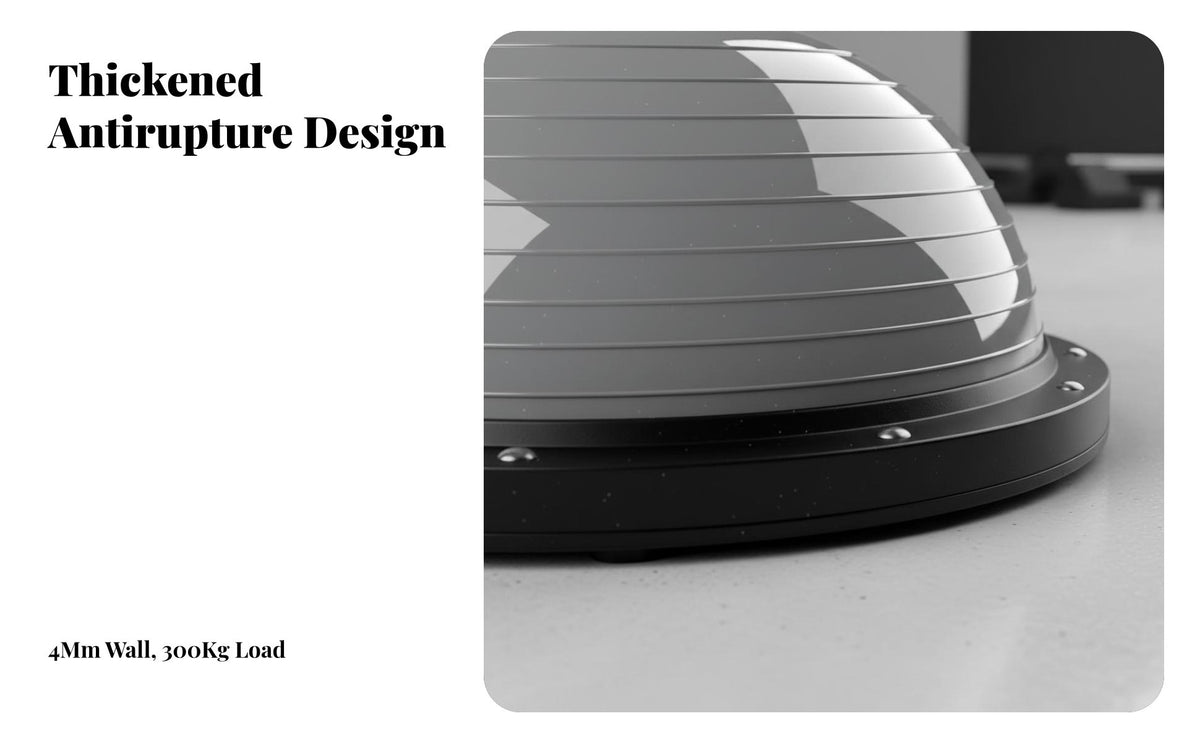 Thickened Antirupture exercise sphere, Balance Bosu sphere, Pilates Half sphere, Home Fitness Equipment