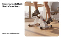Indoor Fitness Exercise Bike, Quiet Foldable Cycle, LCD Display, Adjustable Resistance, Home Gym