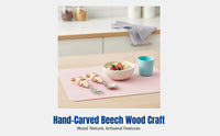 Beech Wood Rabbit Dining Utensil Spoon Set, Cartoon Tableware, Adorable Kids Utensils, Creative Gift for Friends, Birthday