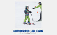 Ski Board Connector, Kids Twin Board Safety Aid, Adjustable Balance Fastener, Lightweight, Random Color, Beginner Ski Gear