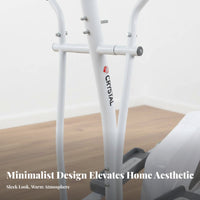 Elliptical Machine, quiet Magnetic Control, Home Fitness Bike, Indoor Stepper, Multi-Function, alabaster