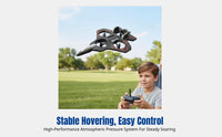 Foam Fighter Drone, 4-Axis RC Airplane, Gyro Stabilized, Kids, Indoor Outdoor