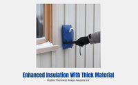 Outdoor Faucet Anti-Freeze Cover, Insulated Tap Protector, Winter Guard, Rural Water Freeze Protection Sleeve