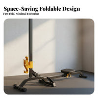 Space-Saving Dumbbell Rowing Machine, Adjustable Weight, Foldable, Home Gym Equipment