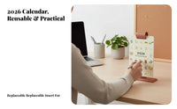 Calendar Stand, Modern Cartoon Design, Student Desk Note, Planner