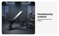 Adjustable Weight Bench, Multi-Functional Dumbbell Bench, Commercial Gym Equipment for Training Studio