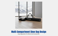 Ski Bag, Large Capacity Double Snowboard Bag, Waterproof Durable Travel Shoe Bag, Airline Checked, New