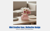 Creative Coral Glass Vase, Mini Nordic Design, Desktop Flower Arrangement, Water Propagation