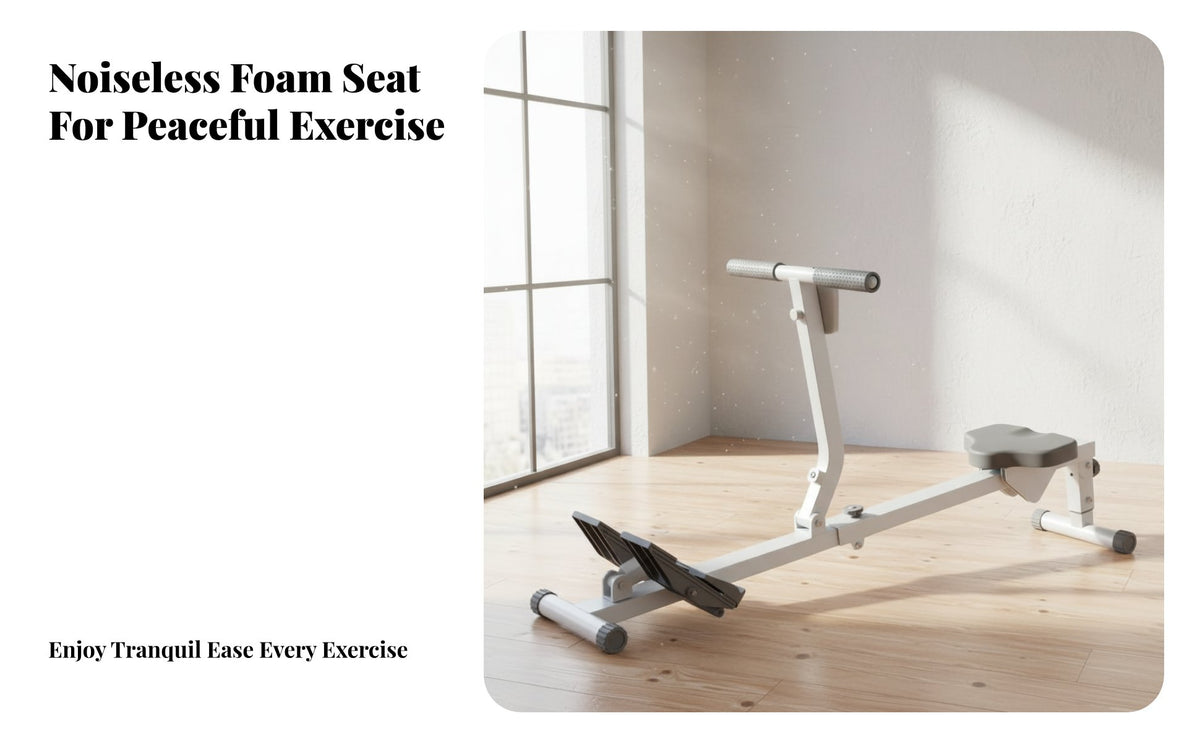 Rowing Machine, Hydraulic tension, Foldable Home Fitness Equipment, Multi-Function, Aerobic Training