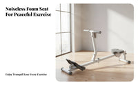 Rowing Machine, Hydraulic tension, Foldable Home Fitness Equipment, Multi-Function, Aerobic Training